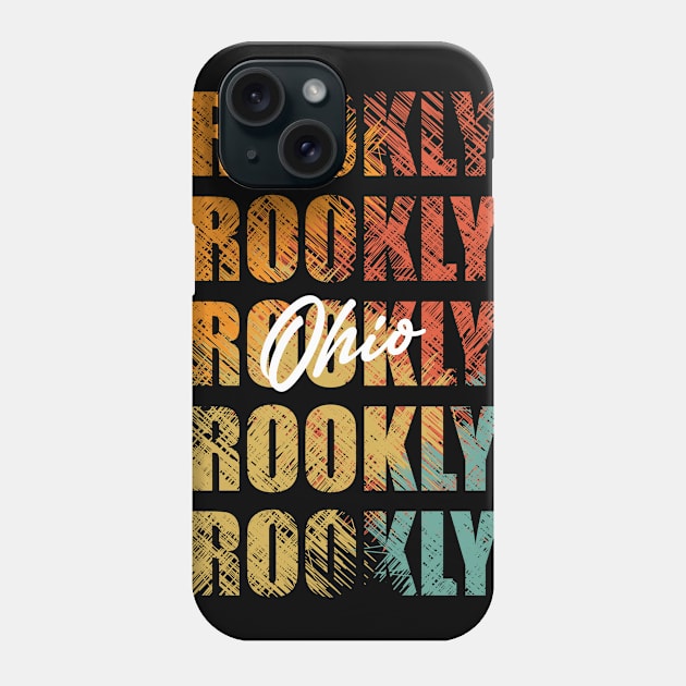 Brooklyn Ohio Retro Vintage Custom Design Unique Graphic Phone Case by lorijaquelyn