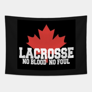 Lacrosse Canada No blood No Foul | Sport Tapestry