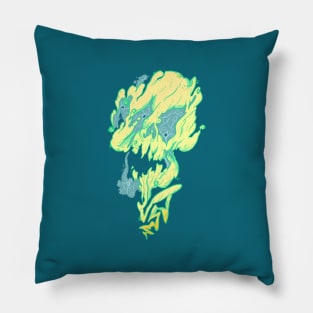 gas skull Pillow