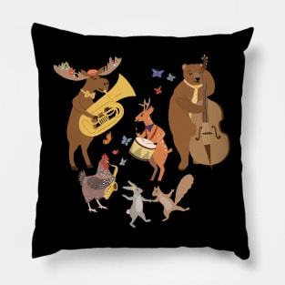 Animal Musicians Pillow