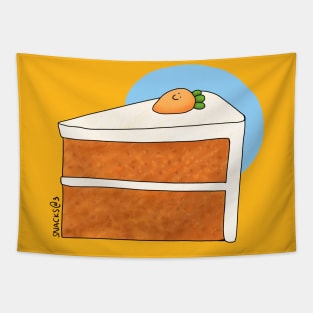 A slice of carrot cake Tapestry