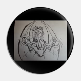 Dragon sorceress Pin