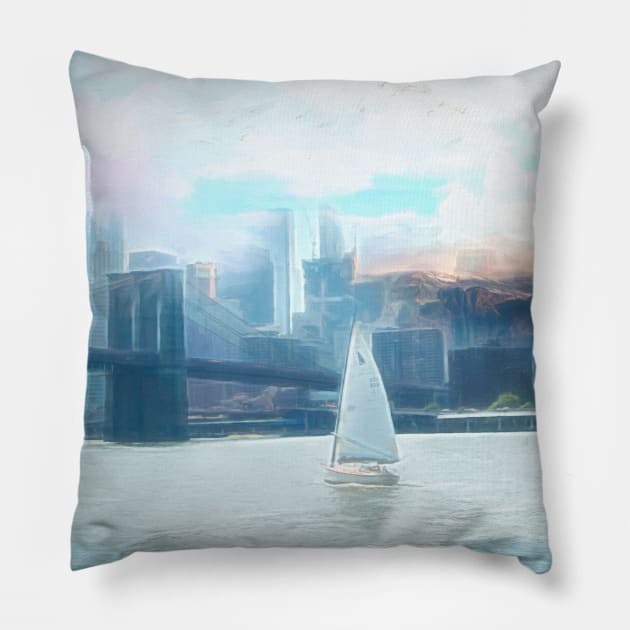 Skyline Pillow by jasminaseidl