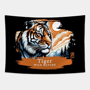 Tiger- WILD NATURE - TIGER -17 Tapestry