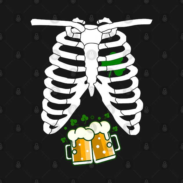 Beer Ribcage Irish Drinking St Patricks Day by pho702