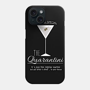 At home in quarantine - Funny, saying, Corona Phone Case