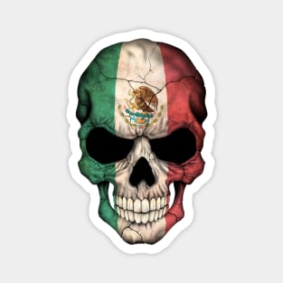 Mexican Flag Skull Magnet