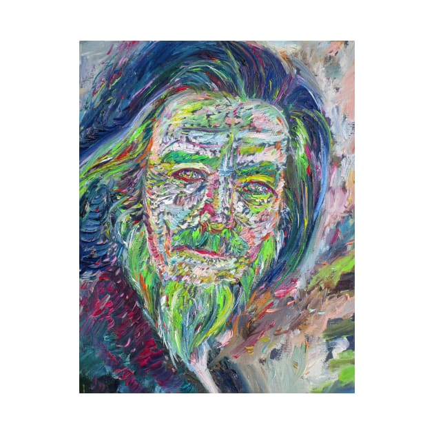 ALAN WATTS oil portrait by lautir