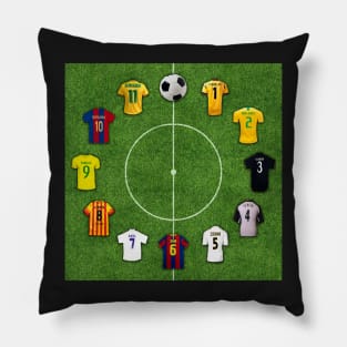 legend football players 2000 soccer fussball Pillow