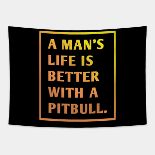 Pitbull Lover Tapestry