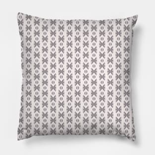 Black and white tribal pattern Pillow