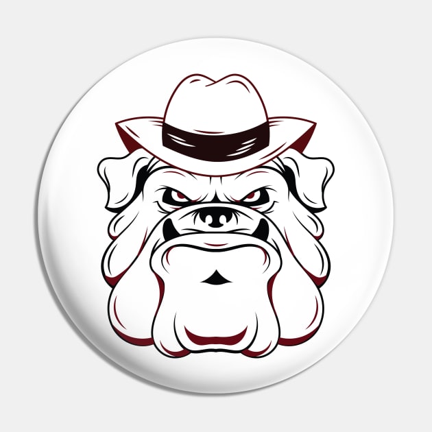 Tough Dog Bulldog Pin by mutarek