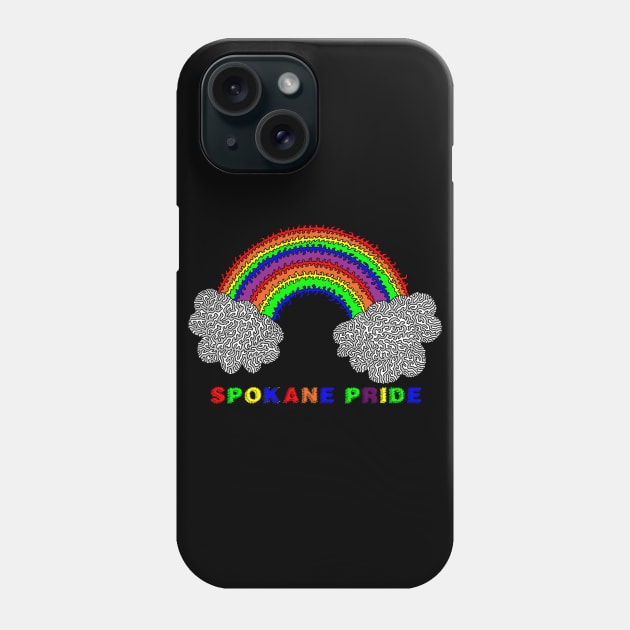 Spokane Pride Phone Case by NightserFineArts