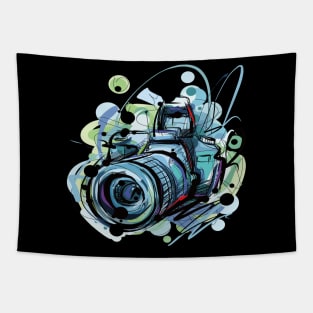 Camera Draw T-Shirt Tapestry