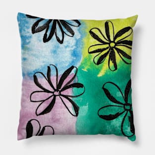 Colourful Flowers Pillow