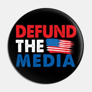 Defund The Media Pin