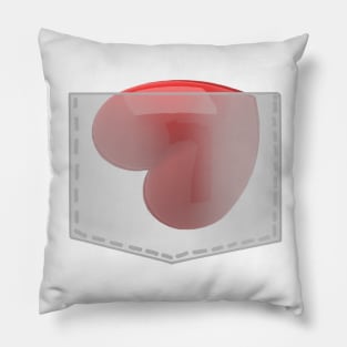 heart in your pocket Pillow