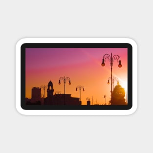 Summer sunset in Trieste, Italy Magnet