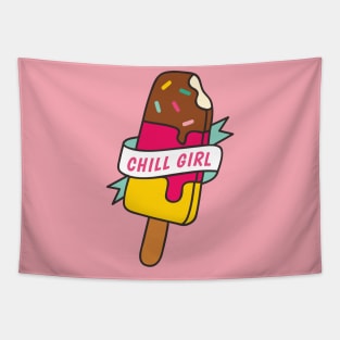 Ice Cream Bar Doodle // Chill Girl Tapestry