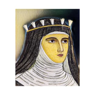 Hildegard of Bingen Portrait | Hildegard of Bingen Artwork 10 T-Shirt