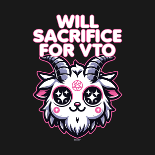 Will Sacrifice for VTO Baphomet T-Shirt