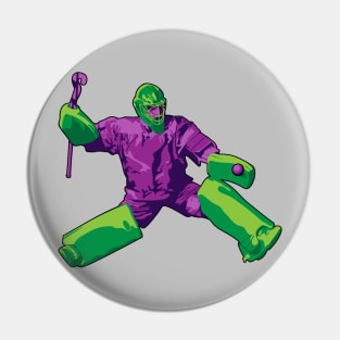 Goalie: Purple & Green Pin