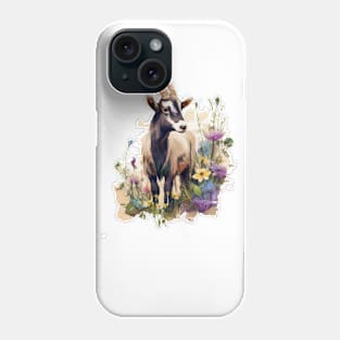 Goat Floral Phone Case