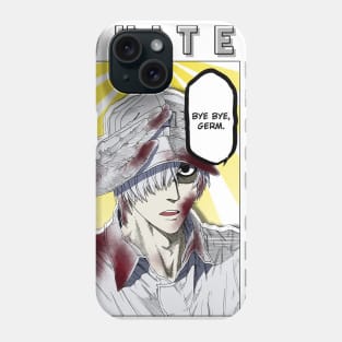 Cells at work White blood cell w. BACK PRINT Phone Case