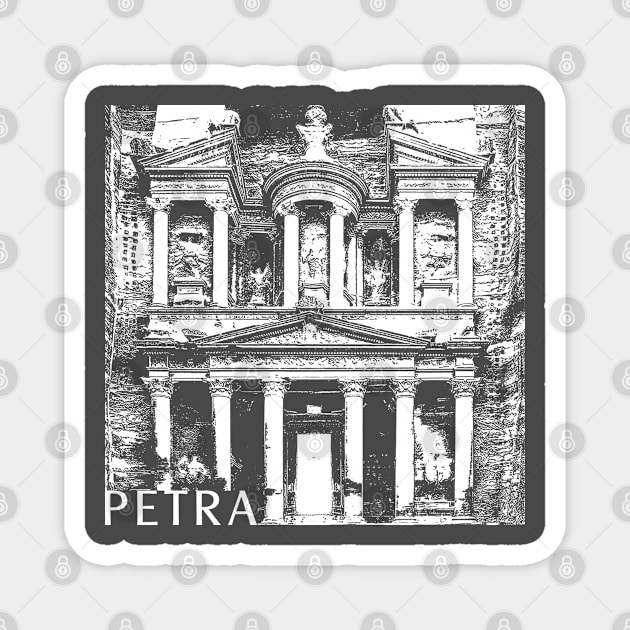 Petra Magnet by TravelTs