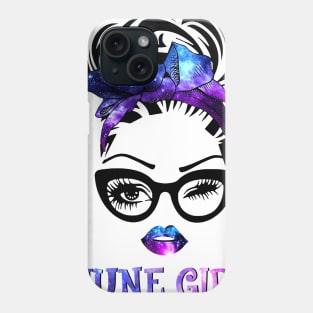 June Girl Galaxy Phone Case