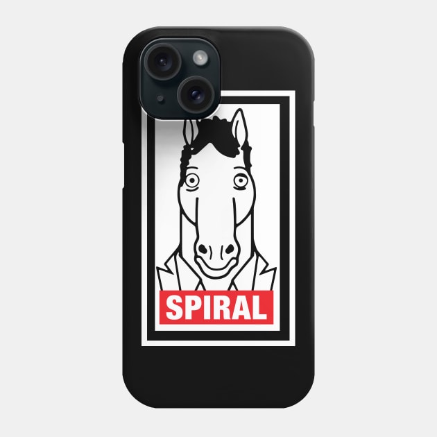 Spiral Bojack Phone Case by WMKDesign