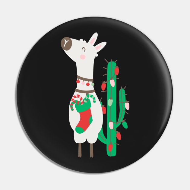 Christmas llama Pin by melomania