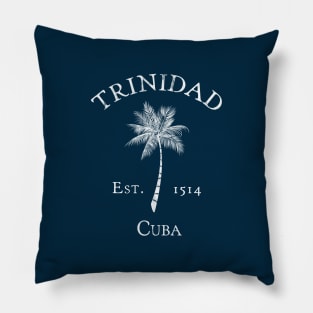 Trinidad Cuba Vintage Palm Pillow