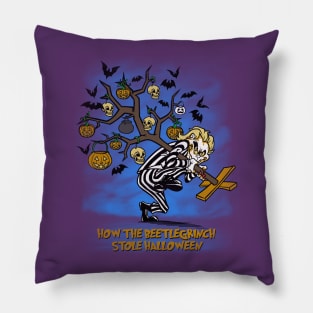 How the Beetlegrinch Stole Halloween Pillow