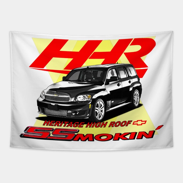 Chevy HHR - "SS - Smokin!" Tapestry by RGDesignIT