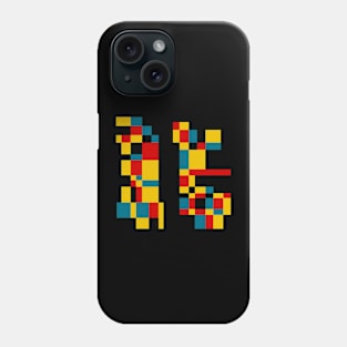 Minimal Primary #4 (Mondrian Inspired) Phone Case