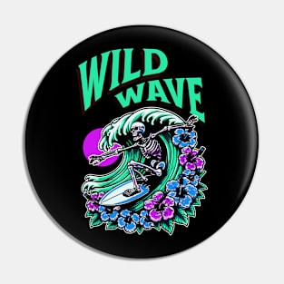 Wild Wave Pin