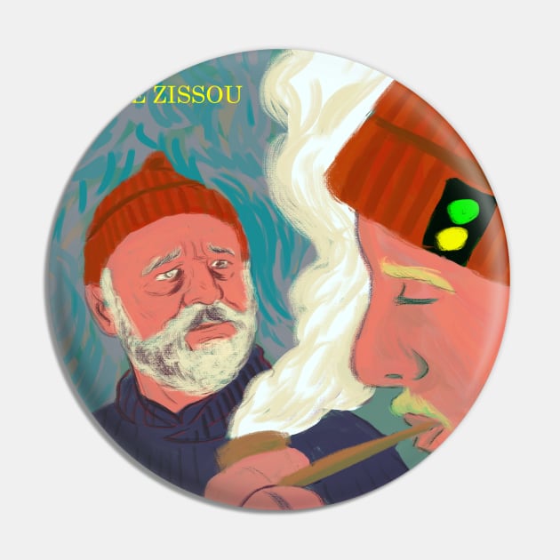 Steve zissou Pin by IgorFrederico