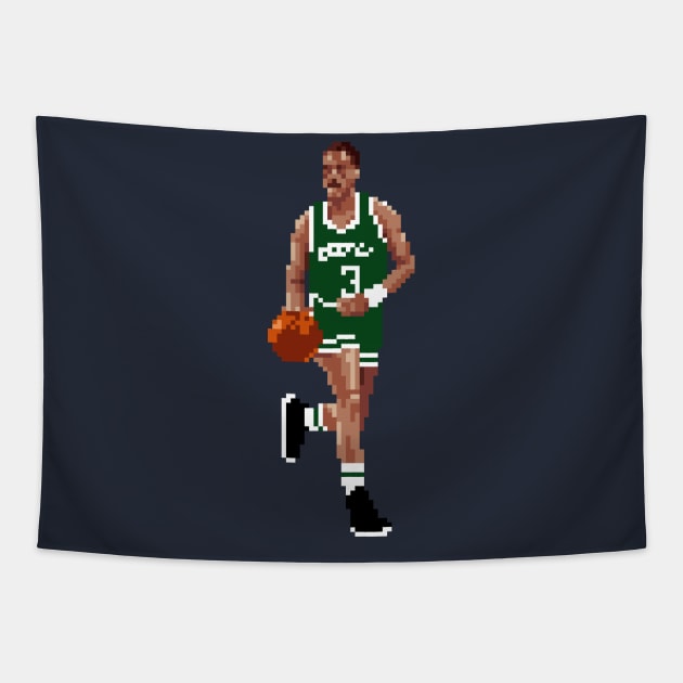 Dennis Johnson Pixel Dribble Tapestry by qiangdade