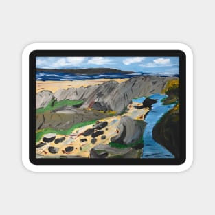 Crawfordsburn Beach Rock Pool Magnet