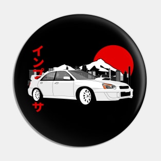 Subaru Impreza Retro Style 2002-2005 Pin