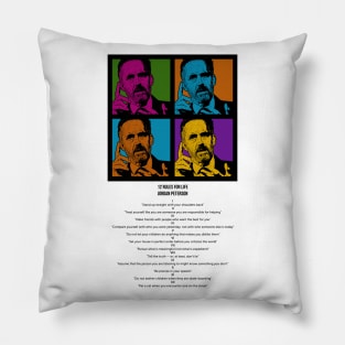 Jordand B Peterson 12 Rules for Life Pillow