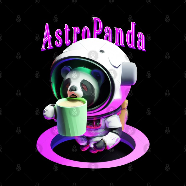 Astro Panda by Lintang Art