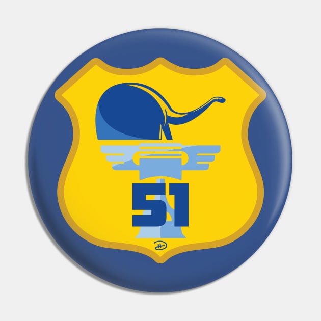 Team 51 - Pit Crew Pin by dhartist