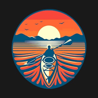 Kayaking Sunset T-Shirt