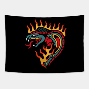 Snake fire Tapestry