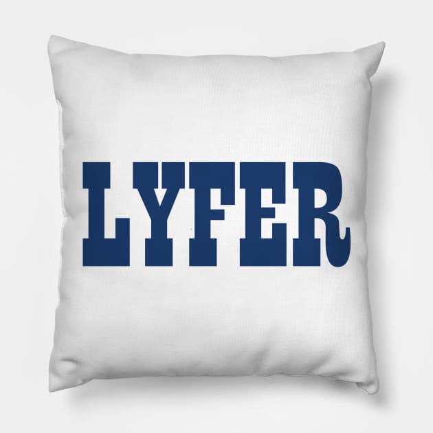 Indy LYFER!!! Pillow by OffesniveLine