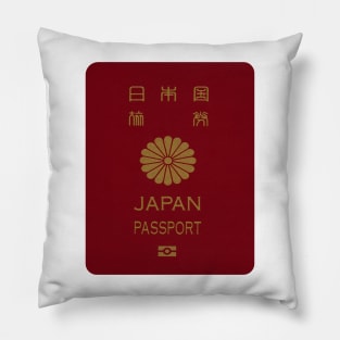 Japon Passport Pillow