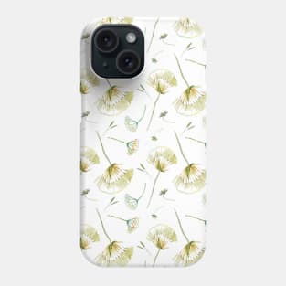 herbarium dandelions Phone Case