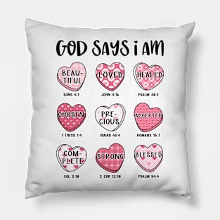 God Says I Am Pillow